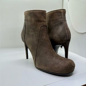 Rick Owens Suede Ankle Boots